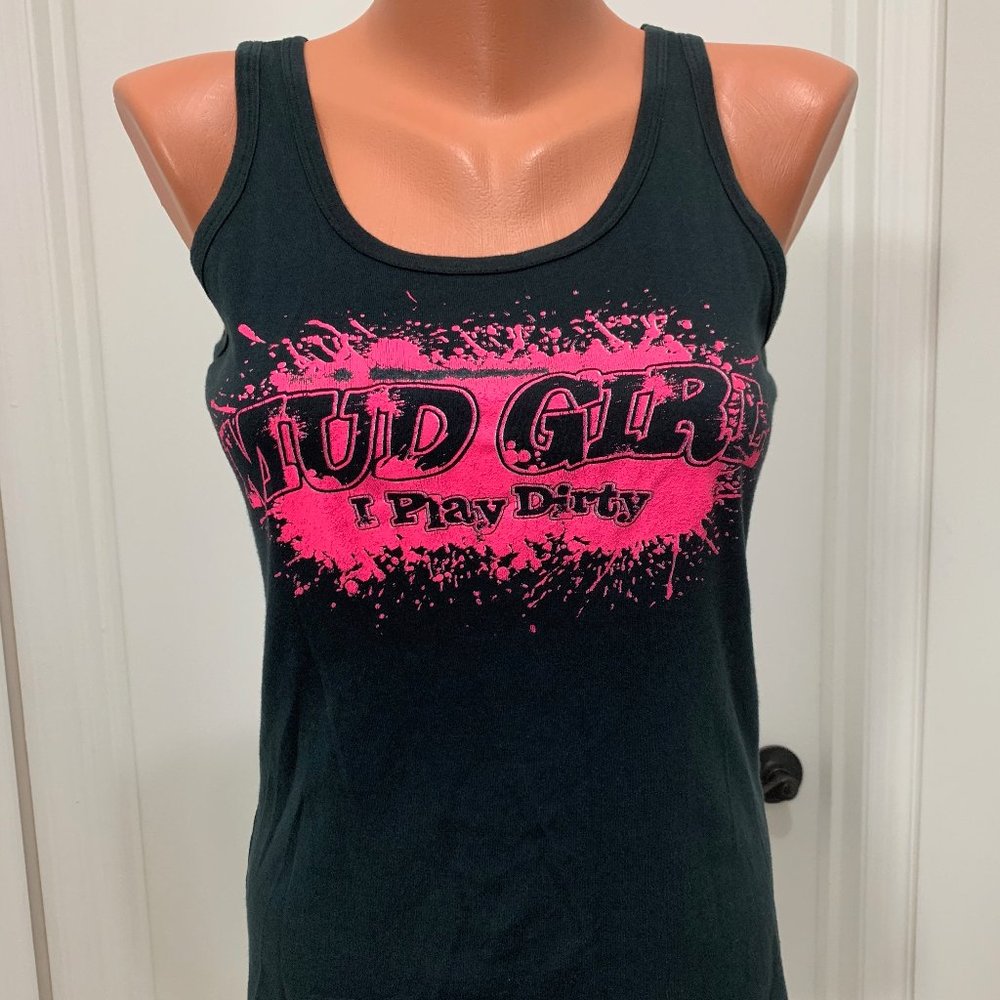 Black and Pink Tank Top